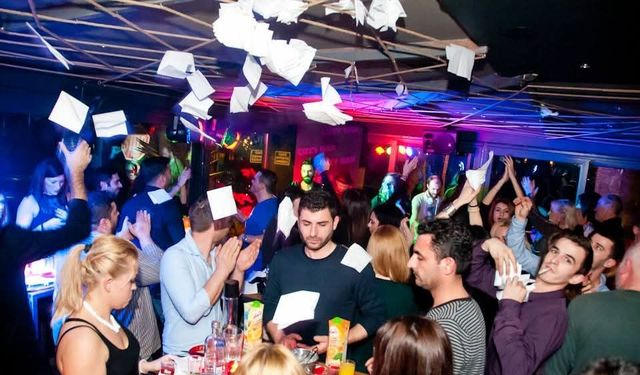 Greek party night at Cozy Club