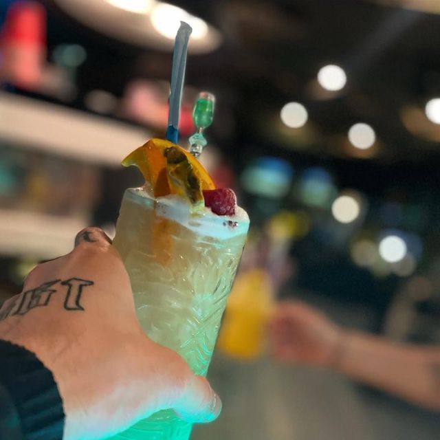 A specialty cocktail at Cozy